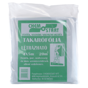 Takarófóliák / Festőfóliák - 4x5m lépésálló
